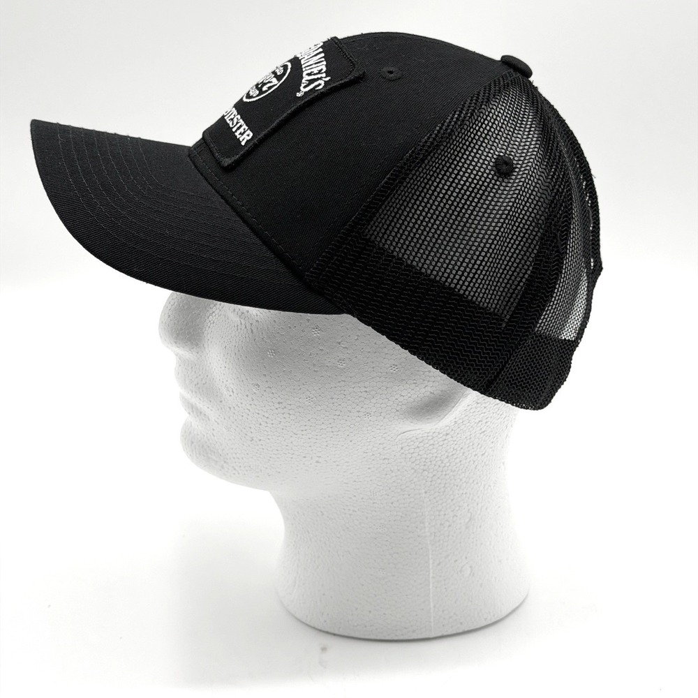 Jack Daniels Old No‎ 7 Field Tester Black Trucker Hat Snapback Mesh Cap Mens - Picture 3 of 5